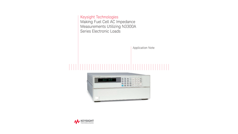 Making Fuel Cell AC Impedance Measurements Using Electronic Loads